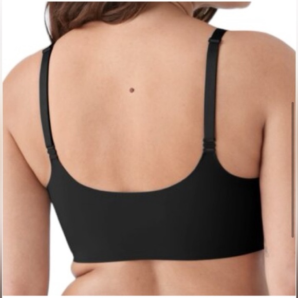 TRUE & CO. Black triangle convertible wirefree pullover soft bra size medium NWT - Picture 9 of 10